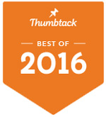 Best Of 2016 Services Award from Thumbtack.com